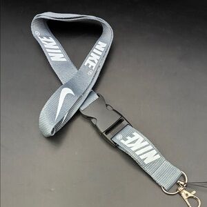 Nike Black and Gray Lanyard for Men
